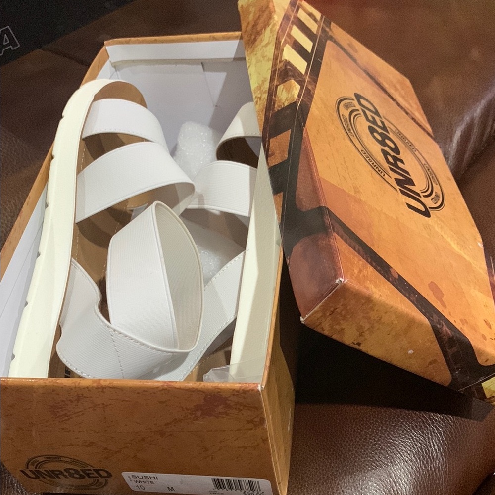 Women's White Sandals